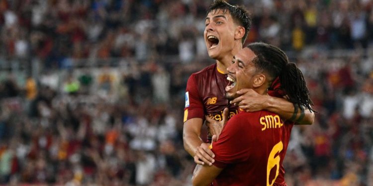 Roma-Cremonese 1-0, gol di Smalling