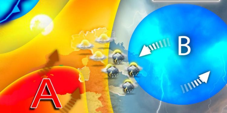 Temporali sul weekend, poi torna l’anticiclone africano