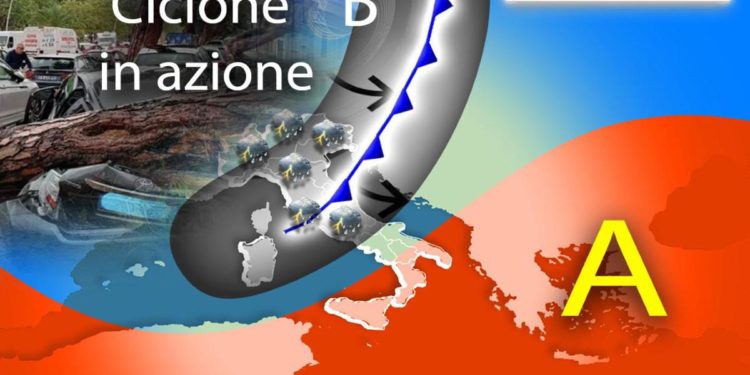 Ciclone sull’Italia, forti venti e temporali ma migliora nel weekend