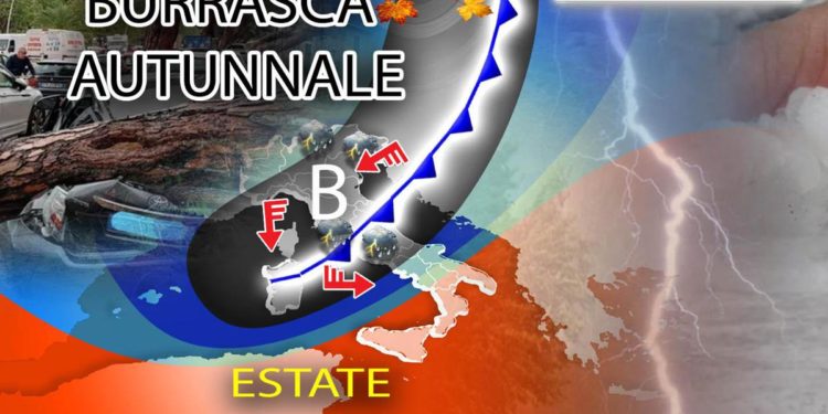 Estate ko, arriva la prima burrasca autunnale: le previsioni