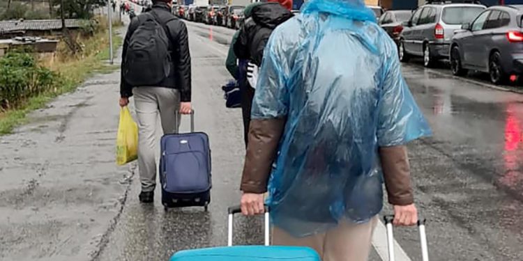 Ucraina, 10mila russi al giorno in fuga verso Georgia dopo annuncio mobilitazione