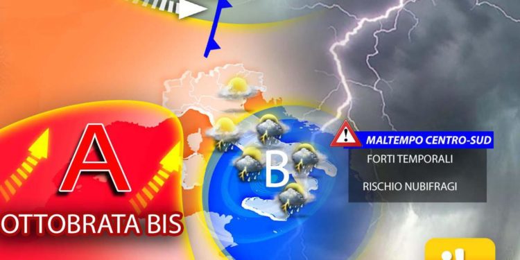 Ancora temporali sull’Italia, poi torna l’anticiclone africano