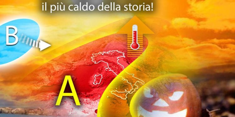 Meteo impazzito, sarà l’Halloween più caldo della storia