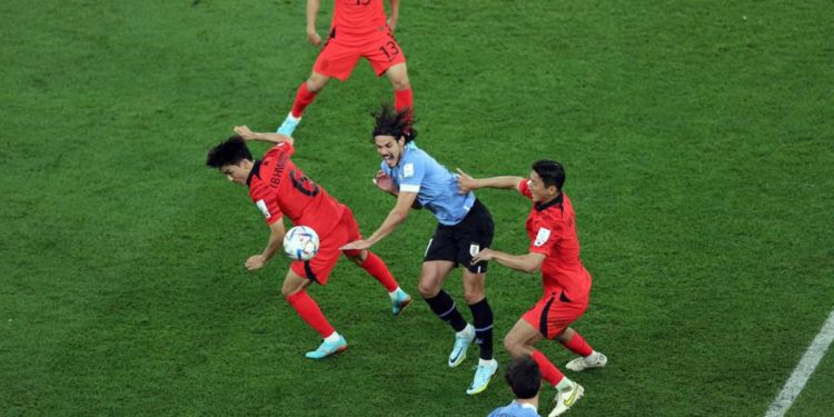 Mondiali Qatar 2022, Uruguay-Corea del Sud 0-0