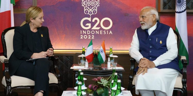 G20, Meloni a Modi: “Pieno sostegno Italia a presidenza India”