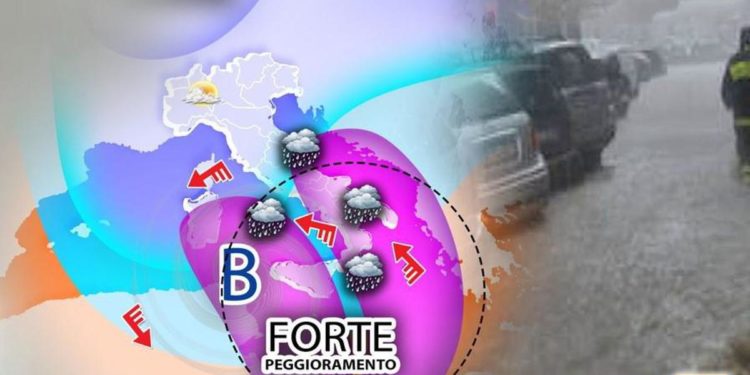 Meteo, in arrivo freddo e un nuovo ciclone sull’Italia