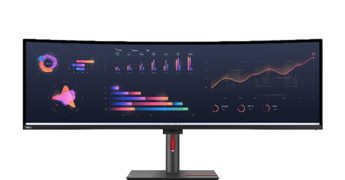 Da Lenovo il ThinkVision ultrapanoramico con 13 porte