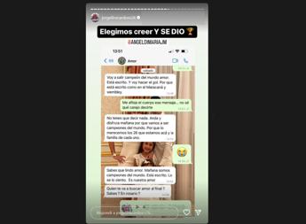 Di Maria, messaggio alla moglie prima della finale: “Segno e vinciamo i Mondiali”