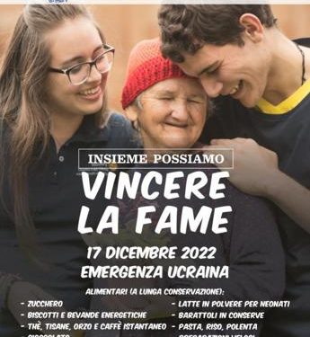 Natale, colletta alimentare per popolo ucraino in parco commerciale catanese