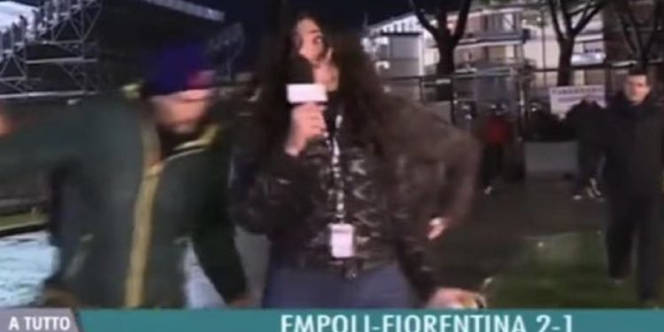 Giornalista molestata in diretta, tifoso condannato a 1 anno e 6 mesi