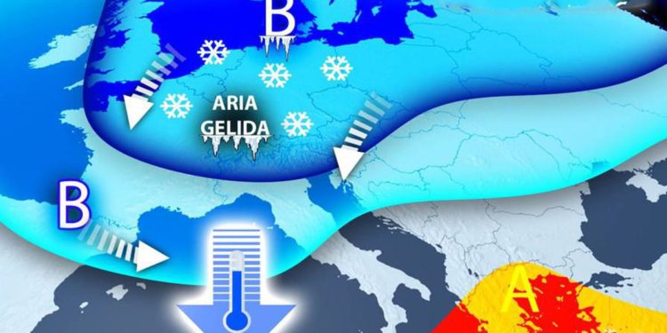 Maltempo Italia, crollo temperature e rischio neve in pianura: previsioni meteo