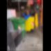 Napoli, chiudono uomo in cassonetto e lo rovesciano – Video