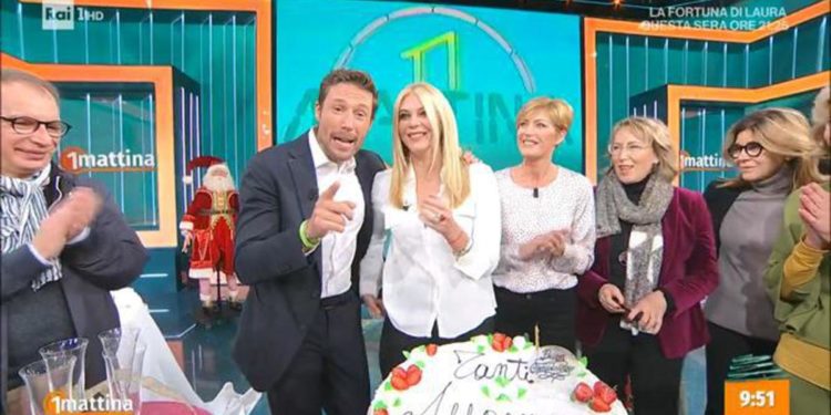 Doppio festeggiamento a ‘UnoMattina’, Ossini e il programma nati lo stesso giorno