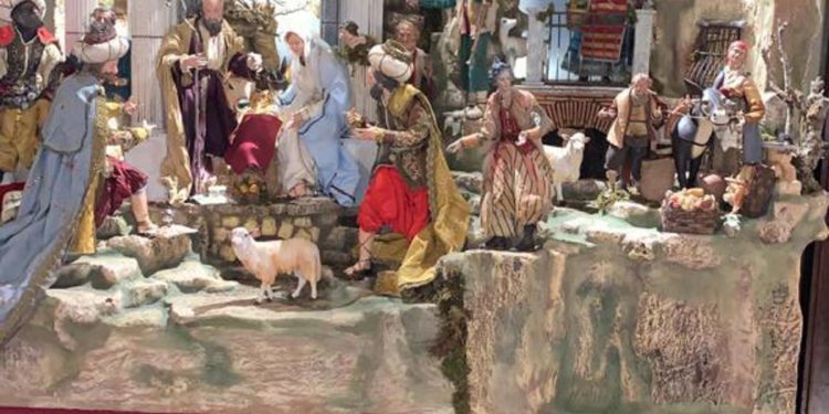 In Senato come alla Camera, presepe stile ‘700 dello stesso artista (ma La Russa non lo compra)