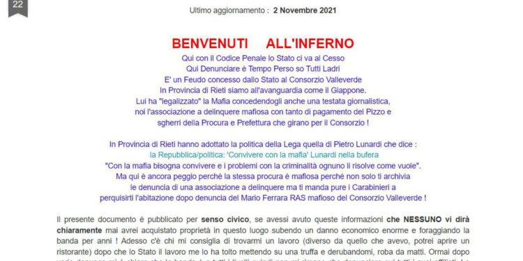 Roma, sparatoria Fidene: in un blog la rabbia di Campiti contro il Consorzio