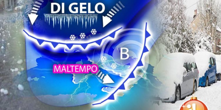 Meteo, weekend con ciclone: poi ‘sciabolata’ di gelo