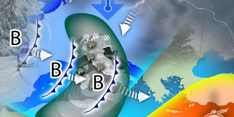 Dopo il freddo polare, pioggia e neve anche a bassa quota