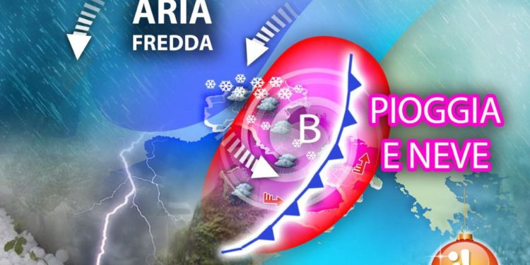 Meteo, tre giorni di maltempo poi sarà gelo artico