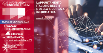 Domani seconda edizione di ‘Forum Information Technology’