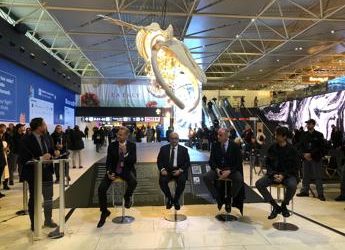 La ‘Grande Anima’ di Marcantonio illumina l’aeroporto di Fiumicino