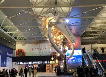 Sangiuliano: ‘Aeroporto porta ingresso nostro Paese, bene opera Marcantonio al suo interno’