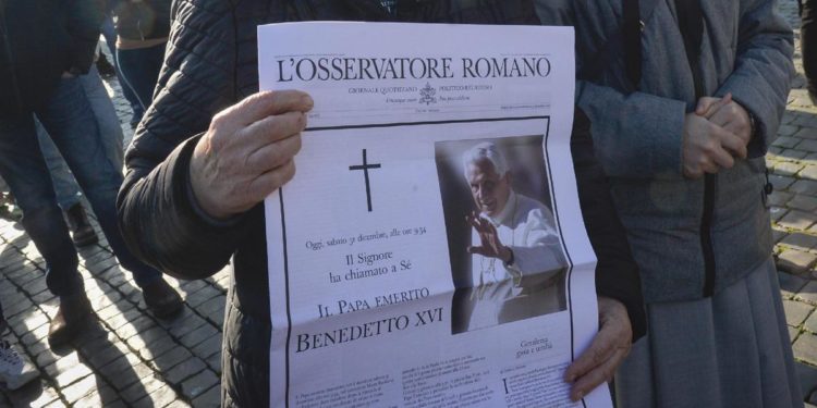 Benedetto XVI, da oggi la salma nella Basilica di San Pietro