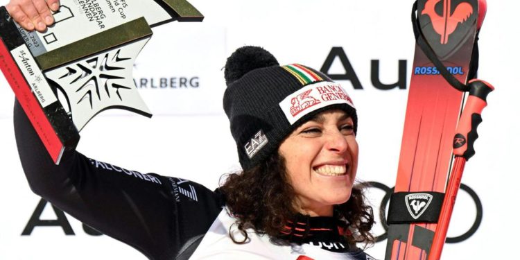 Sci, Coppa del Mondo oggi: Brignone domina SuperG. Goggia cade