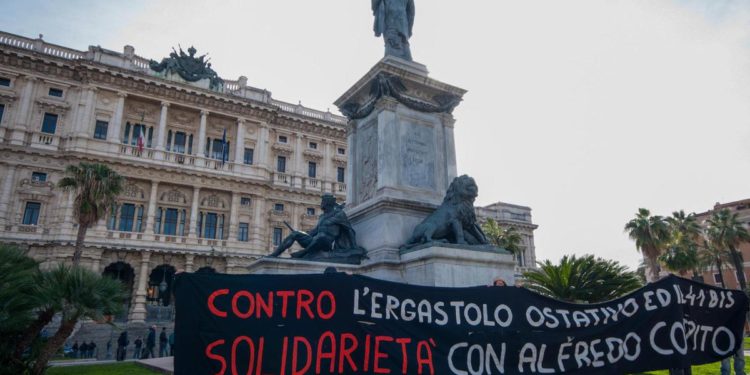 Alfredo Cospito, udienza Cassazione anticipata al 7 marzo