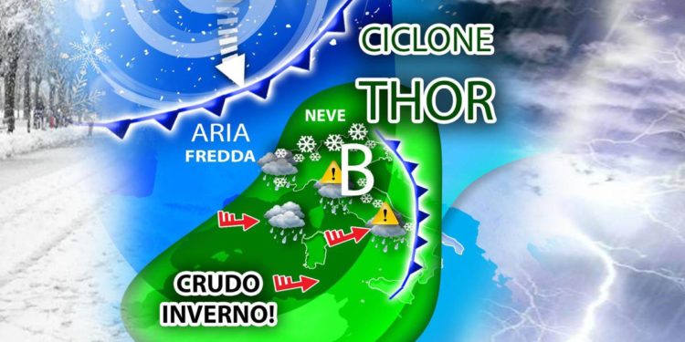 Meteo, il ciclone Thor porta l’inverno sull’Italia