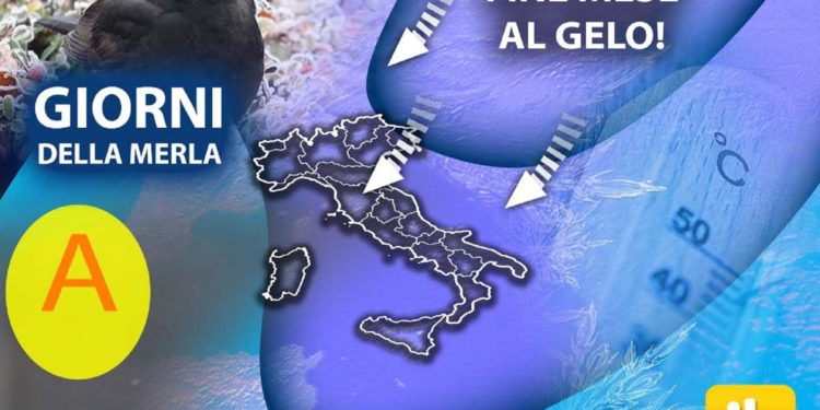 Meteo, arrivano i giorni della Merla: forte gelo fino al 31 gennaio