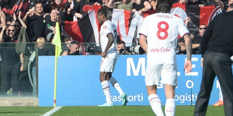 Salernitana-Milan 1-2, Leao e Tonali firmano vittoria rossonera