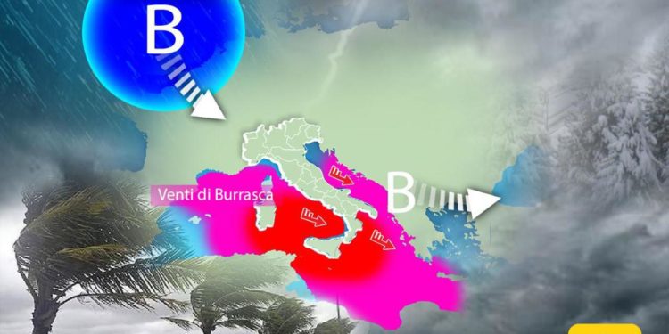 Meteo Italia, venti di burrasca ma torna il caldo