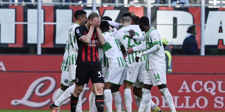 Milan-Sassuolo 2-5, crisi senza fine per il Diavolo