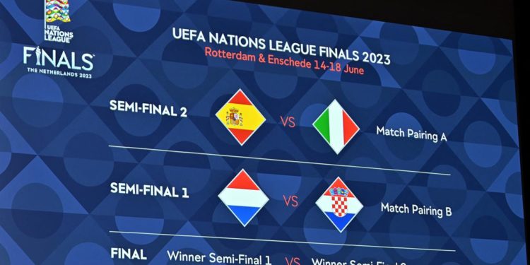 Nations League 2023, per Italia semifinale contro Spagna: il sorteggio