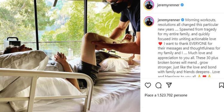 Jeremy Renner: “Mi sono rotto più di 30 ossa”