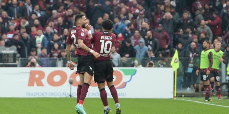 Salernitana-Torino 1-1, gol di Sanabria e Vilhena