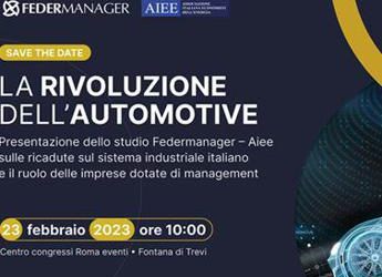 Auto, Rapporto Federmanager-Aiee: presentazione con ministro Urso