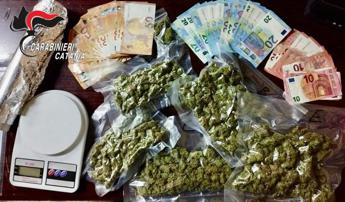 Catania, 413 gr marijuana in casa: arrestato 34enne