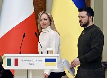 Meloni a Zelensky: “Con l’Ucraina fino alla fine”