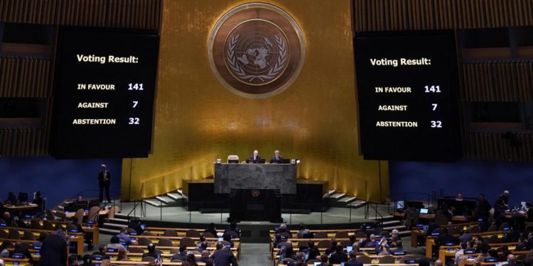 Ucraina, ok Assemblea generale Onu a risoluzione per pace