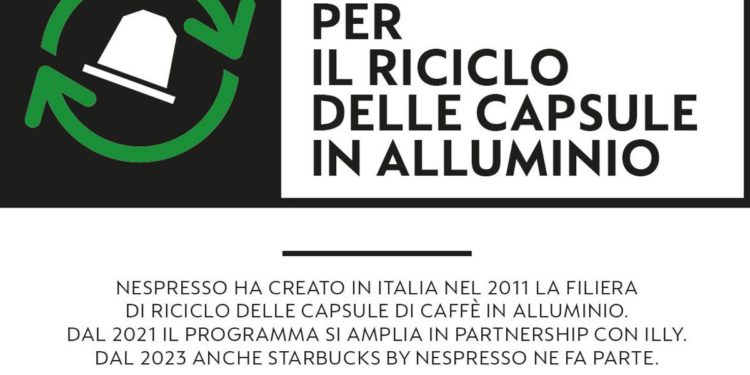 Starbucks by Nespresso nell’Alleanza per il riciclo delle capsule