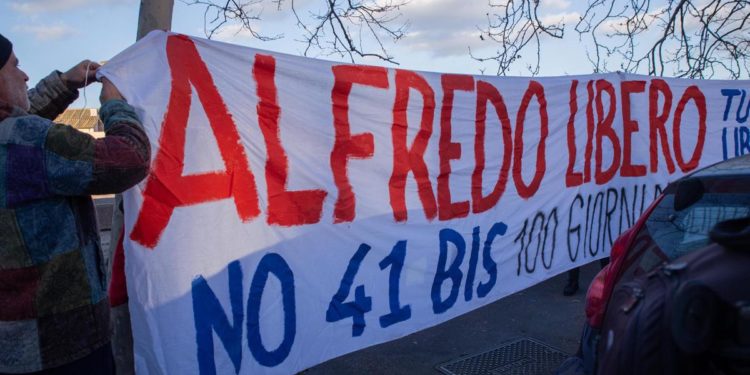 Cospito, atteso oggi parere pg Torino su 41 bis