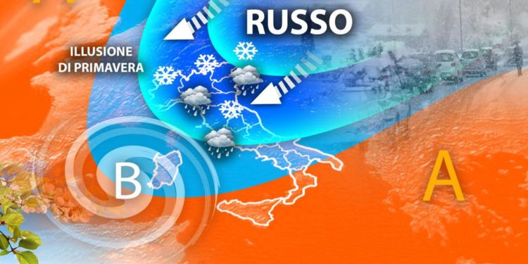 Ribaltone meteo, torna il gelo russo. Neve a Roma?