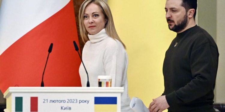 Meloni a Zelensky: “Con l’Ucraina fino alla fine”