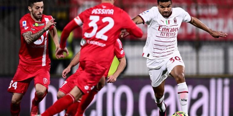 Monza-Milan 0-1, gol di Messias