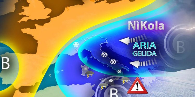 Meteo Italia, gelo si intensifica: al Sud tonnellate di neve in collina