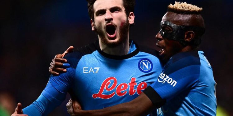 Sassuolo-Napoli 0-2, gol di Kvaraskhelia e Osimhen