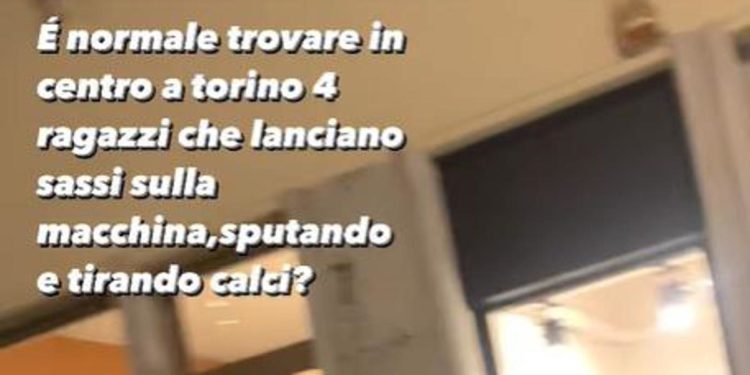 Pirlo jr denuncia sui social: “Sputi, calci e sassi contro auto in centro a Torino”