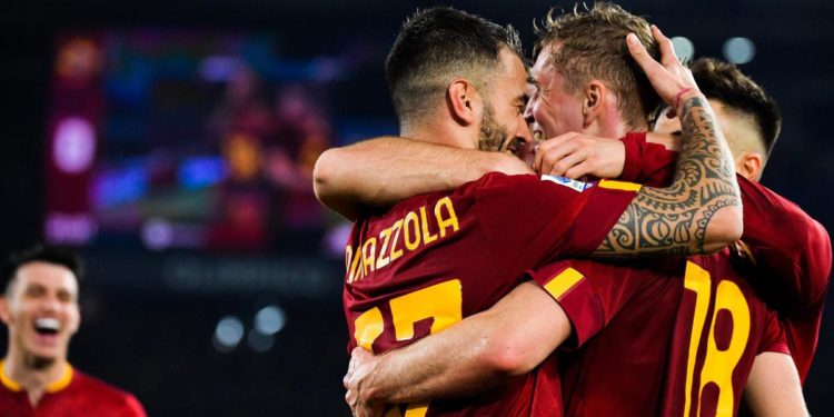 Roma-Verona 1-0, gol di Solbakken: giallorossi al terzo posto