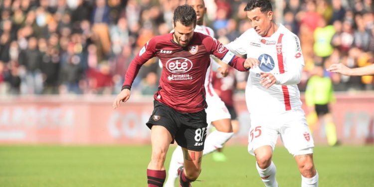 Salernitana-Monza 3-0: gol di Coulibaly, Kastanos e Candreva